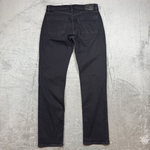 Revtown Automatic Decade Denim Jeans Men’s 32x34 Black Cotton Straight Leg - Picture 2 of 10